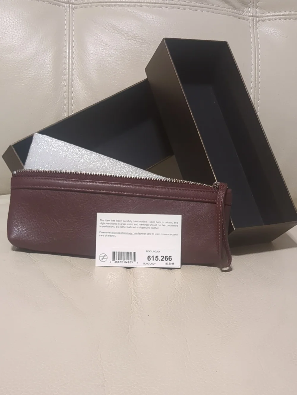 NWT Leatherology Pencil Pouch